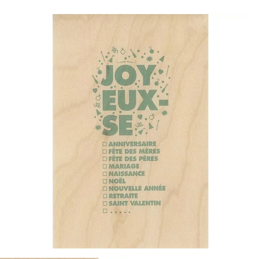 Carte postale Joyeux-se sauge