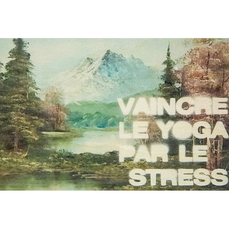 Carte postale slogan Yoga