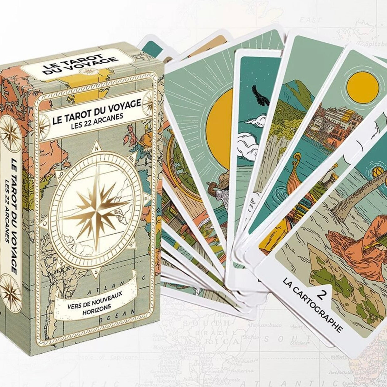 Cartes Le Tarot du voyage
