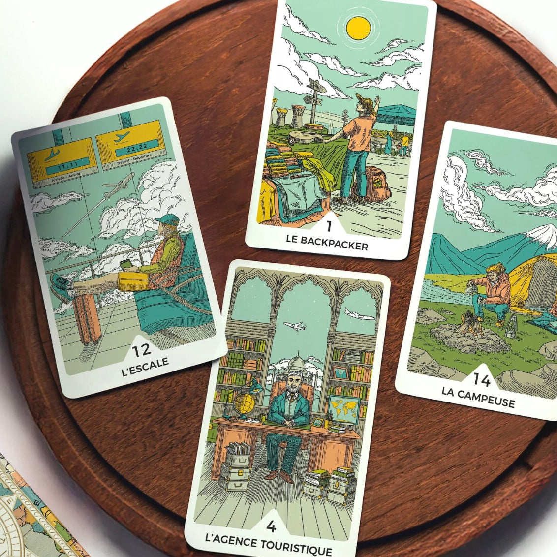 Cartes Le Tarot du voyage