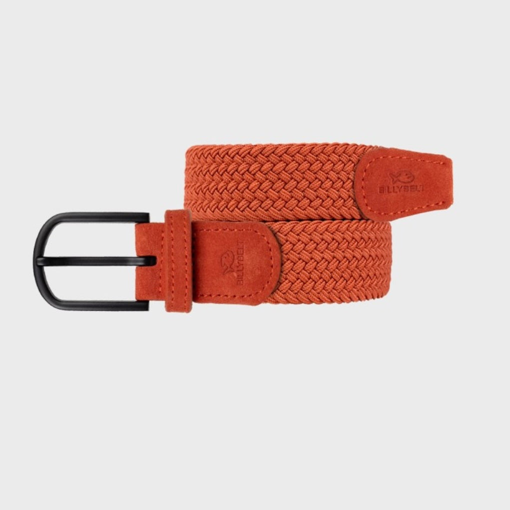 Ceinture tressée élastique Terracotta