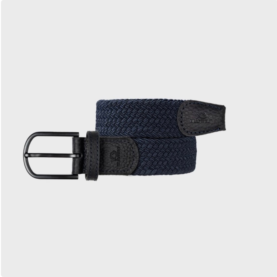 Ceinture tressée élastique Deep water