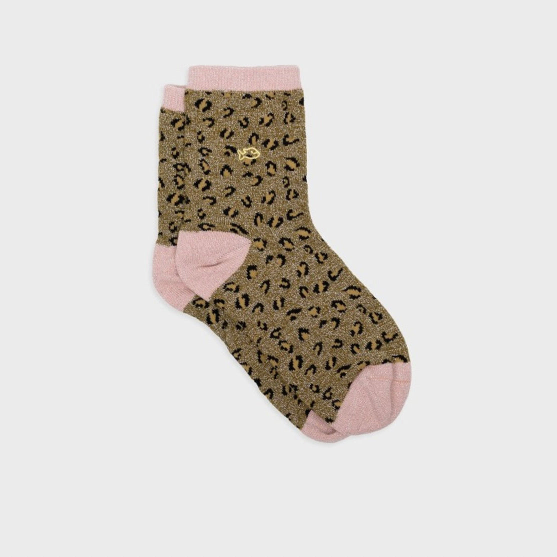 Chaussettes léopard Pailletées