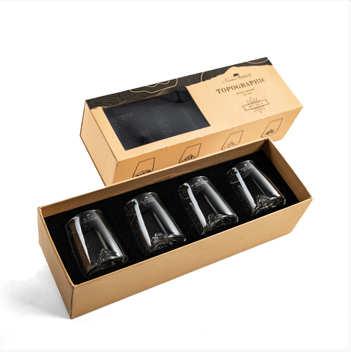 Coffret 4 shooters Montagnes