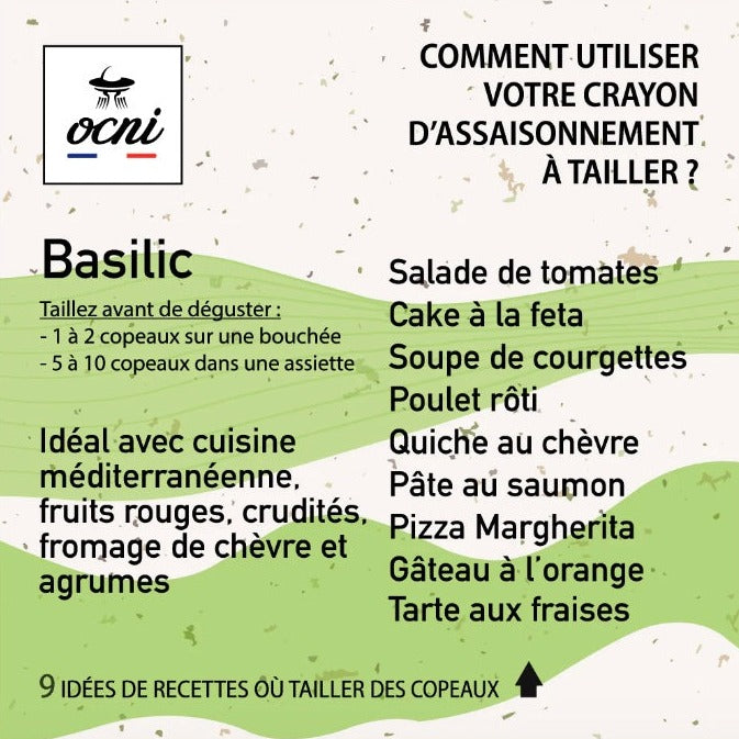 Coffret Découverte 3 crayons -Citron confit / Piment et ail / Basilic