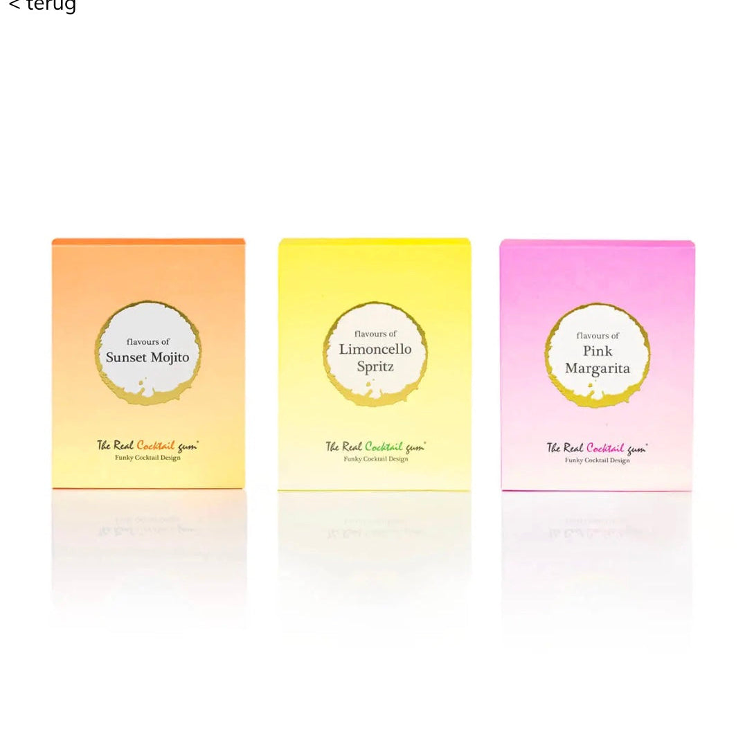 Coffret cadeau 3 boites cocktail