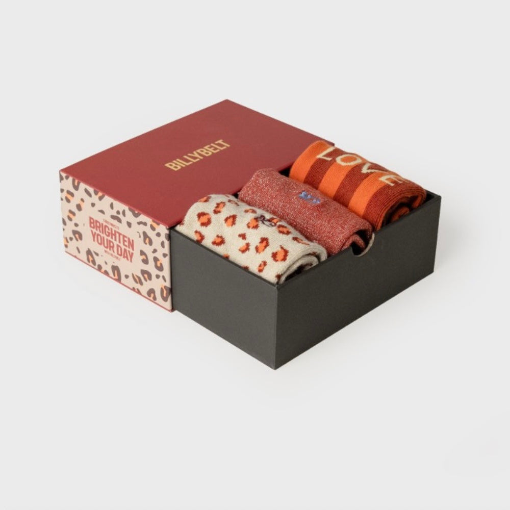 Coffret chaussettes Brighten Your Day orange