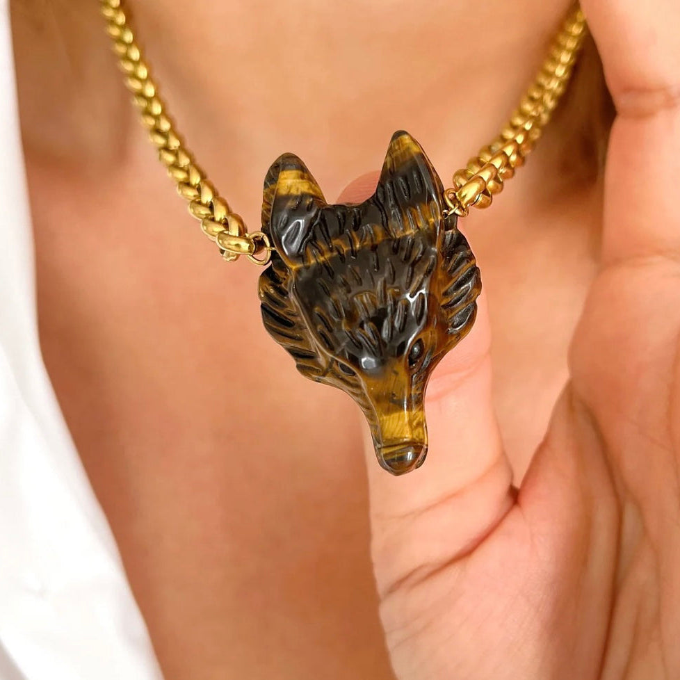 Collier Roch oeil de tigre