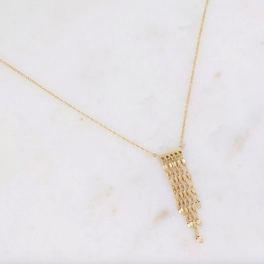 Collier pendentif 5 chaines