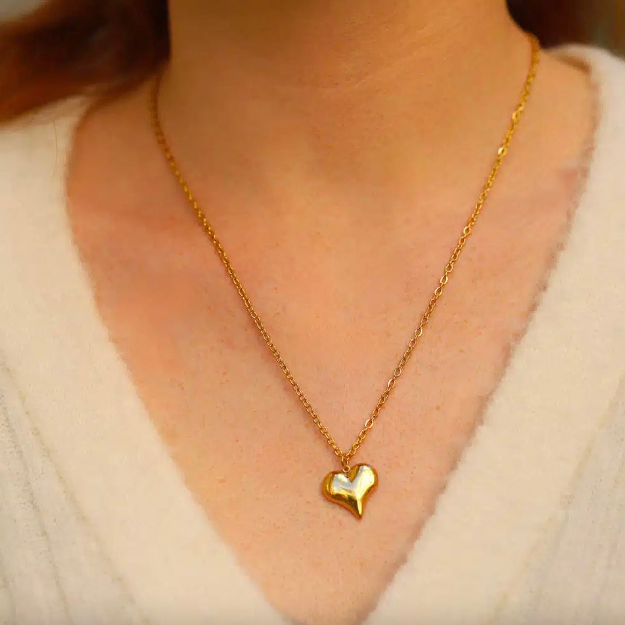 Collier pendentif coeur