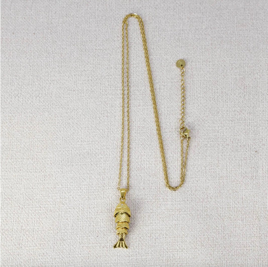 Collier pendentif poisson - Maud