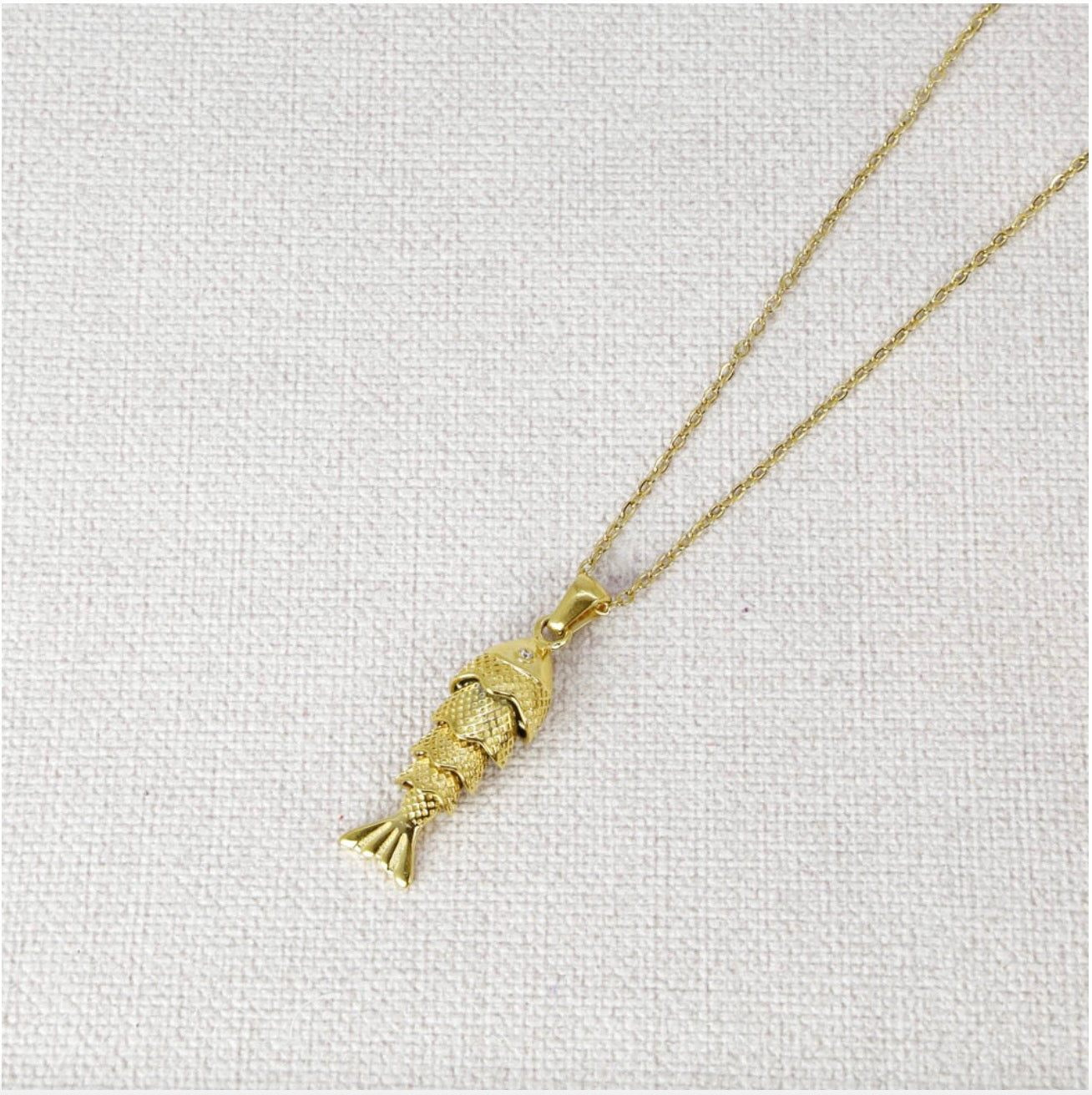 Collier pendentif poisson - Maud