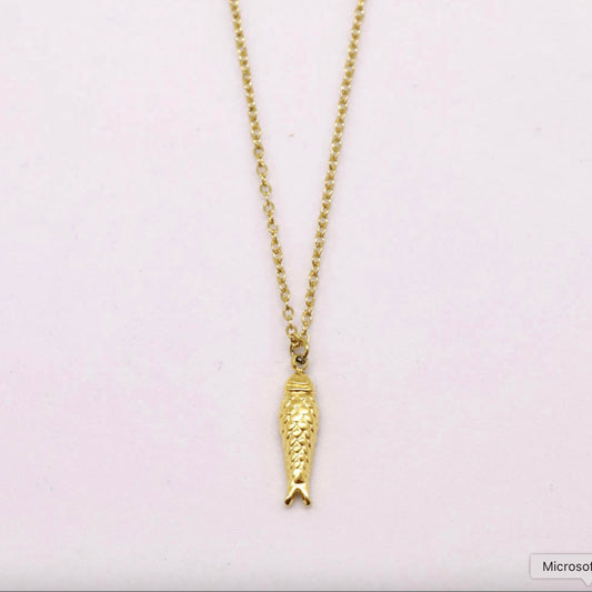 Collier pendentif poisson - Maya