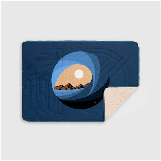 Couverture fourrée Montagne Lens