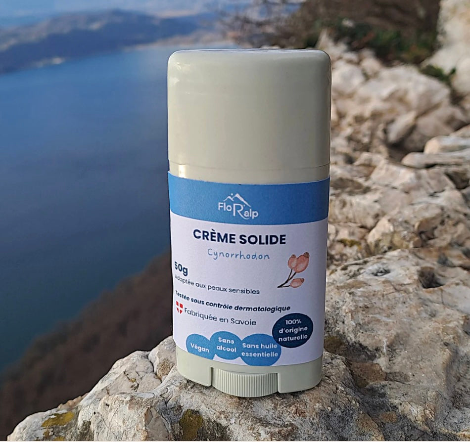Crème hydratante naturelle solide - Cynorrhodon