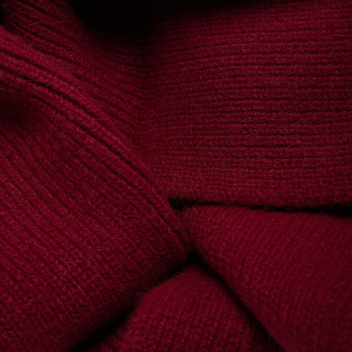 Écharpe Laine et Angora Bordeaux