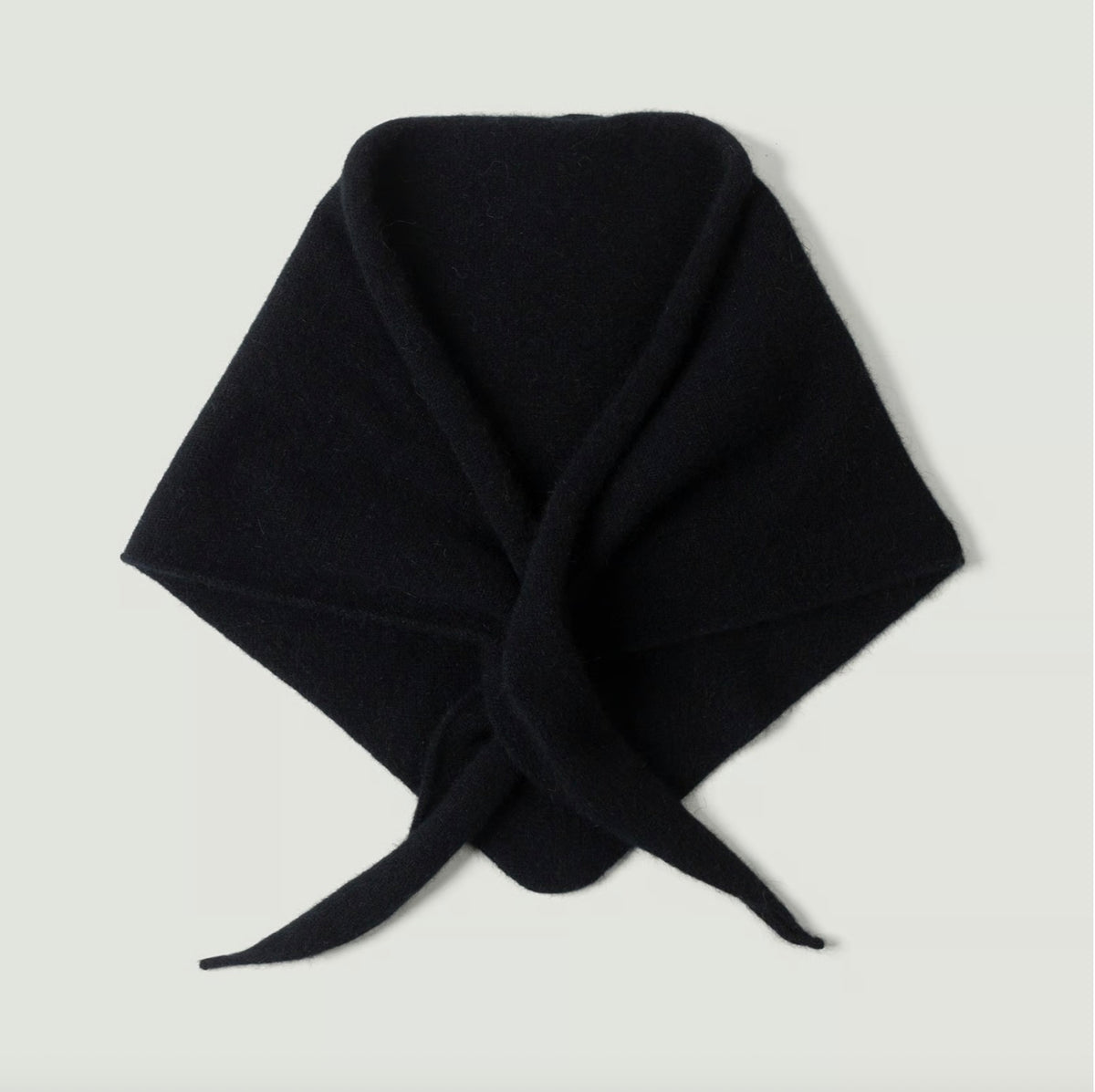 Écharpe passante Laine et Angora Black
