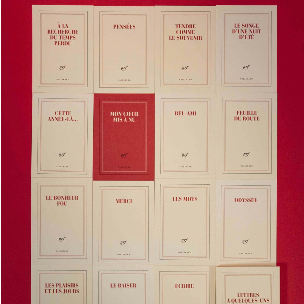 Etui cartes " lettres à quelques-uns"