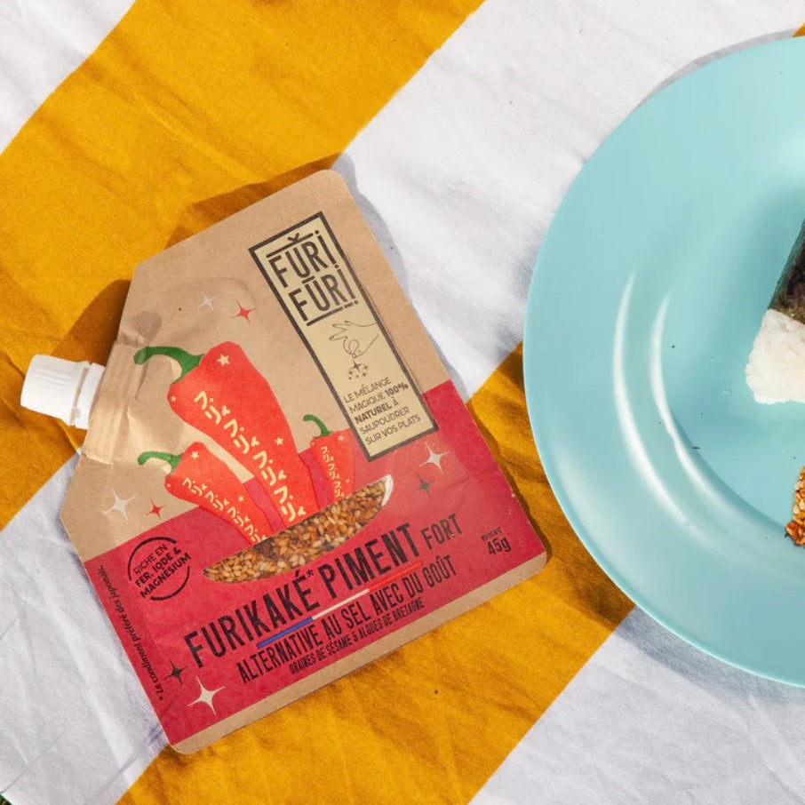 FURIKAKE PIMENT FORT - Alternative au sel - Condiment sésame & algues