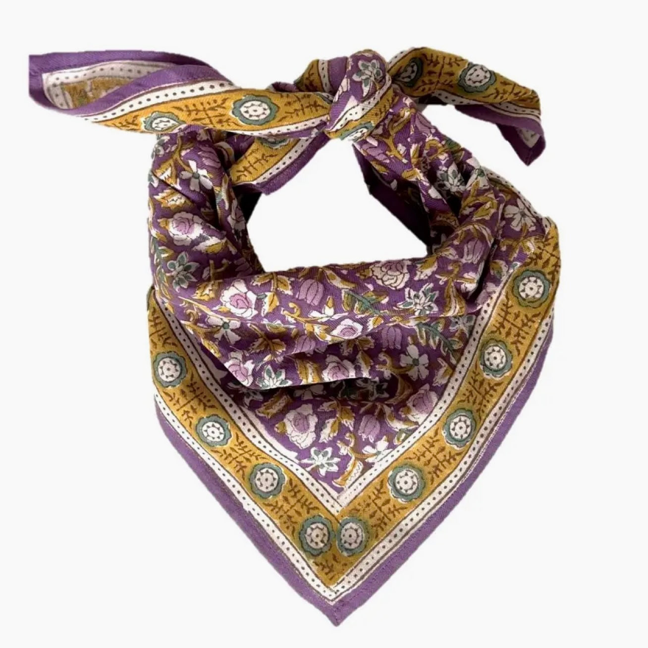 Foulard absynthe violet
