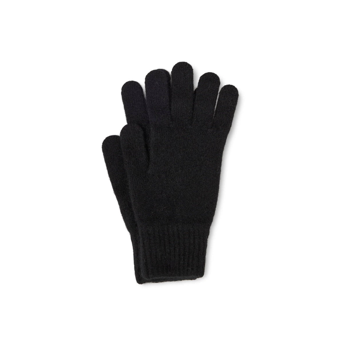 Gants Laine et Angora Black
