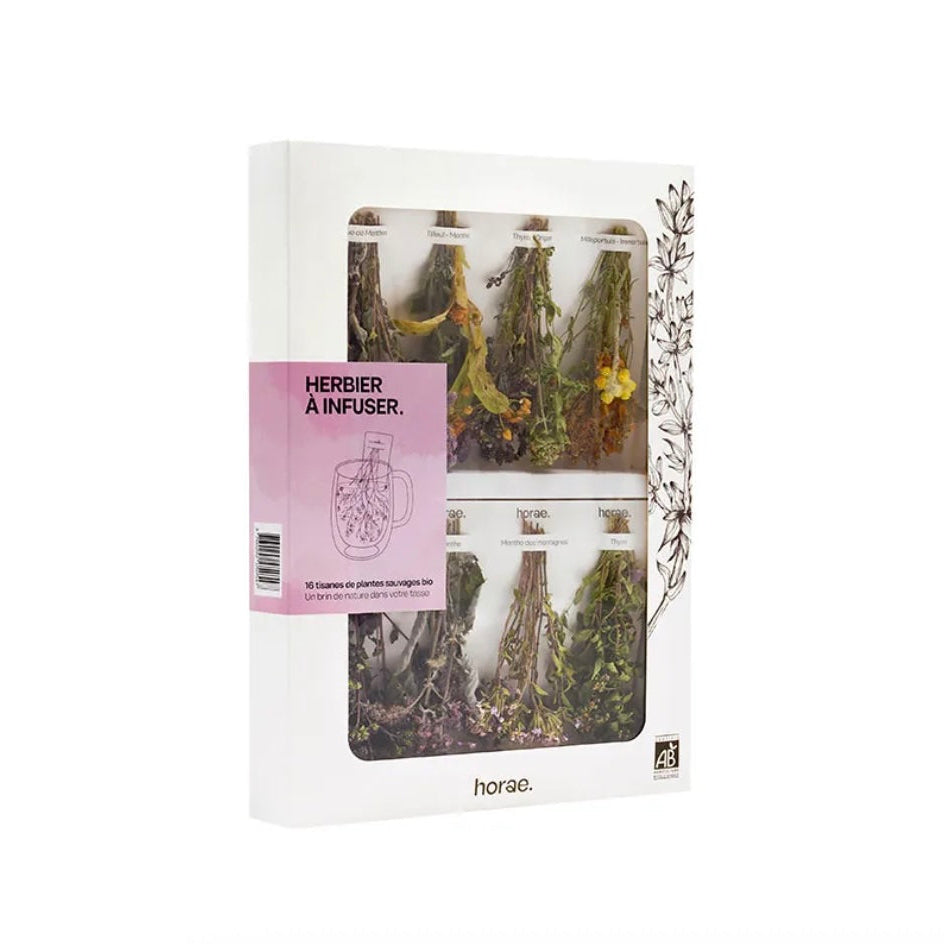 Herbier 16 bouquets à infuser - Coffret infusion bio