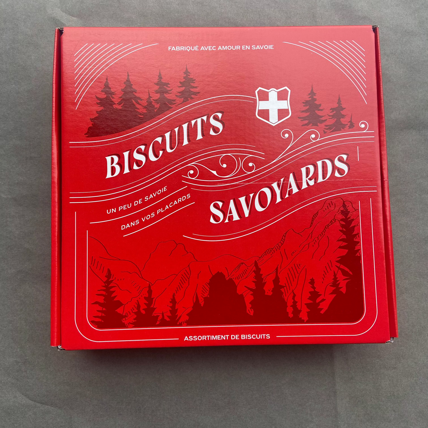 Boite biscuits assortiment savoyard