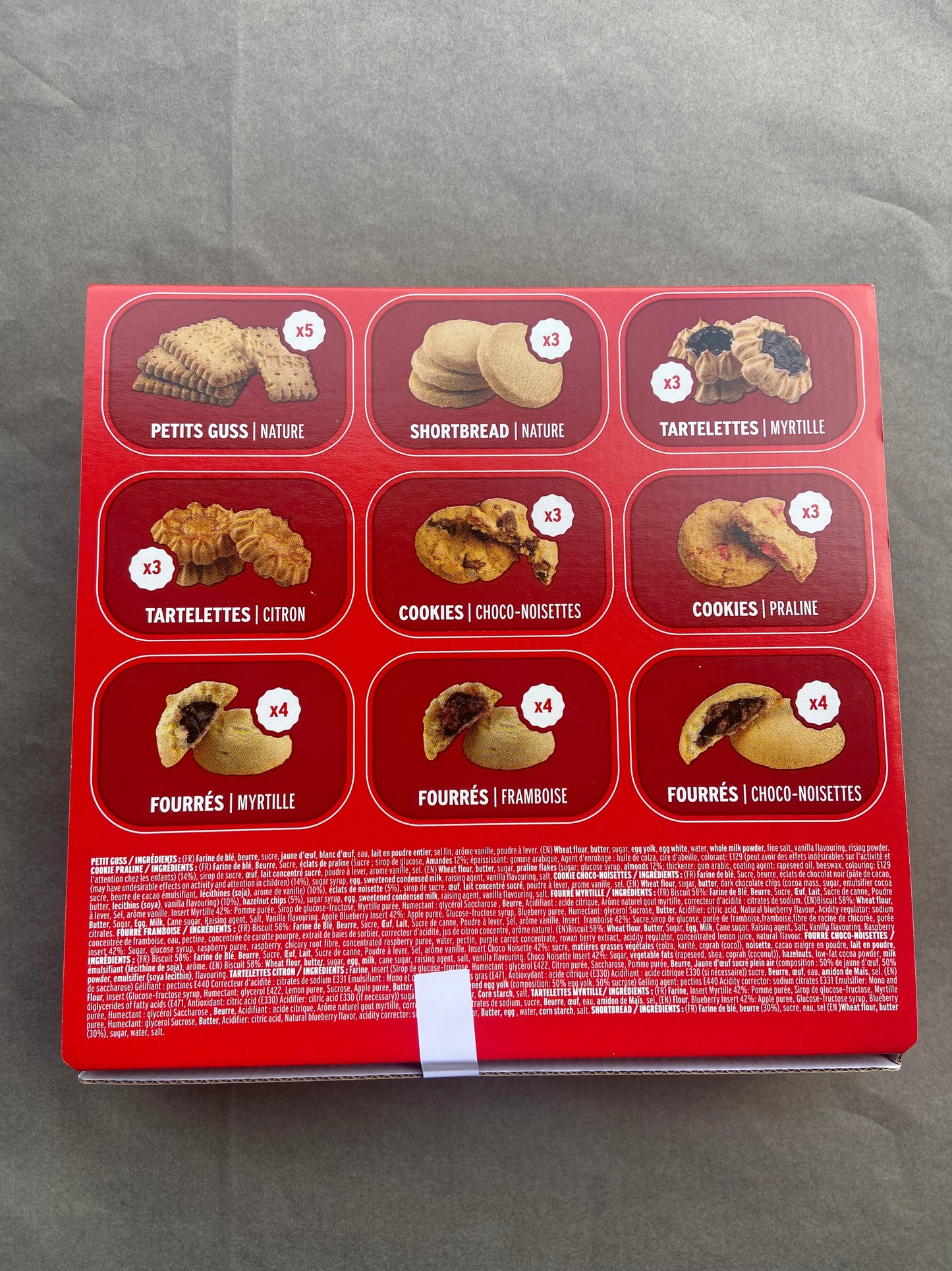 Boite biscuits assortiment savoyard