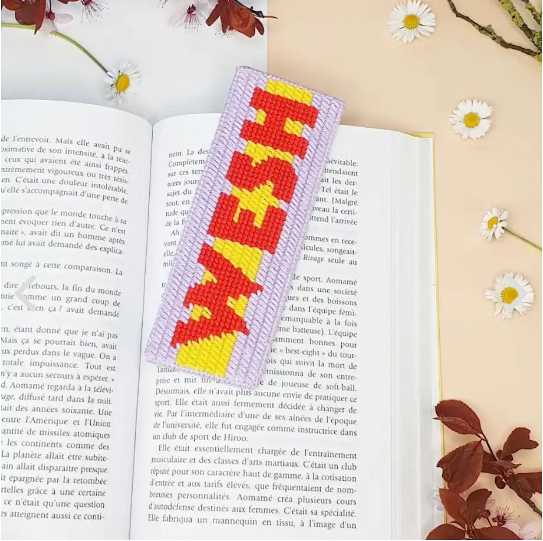 Kit Canevas marque page WESH