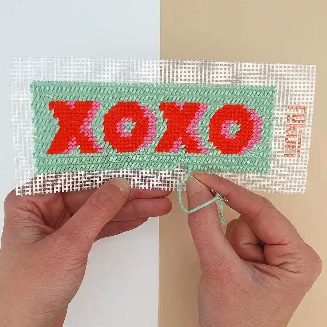 Kit Canevas marque page XOXO