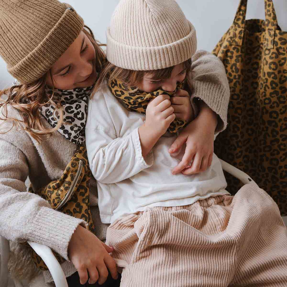 Lange / foulard Graou caramel