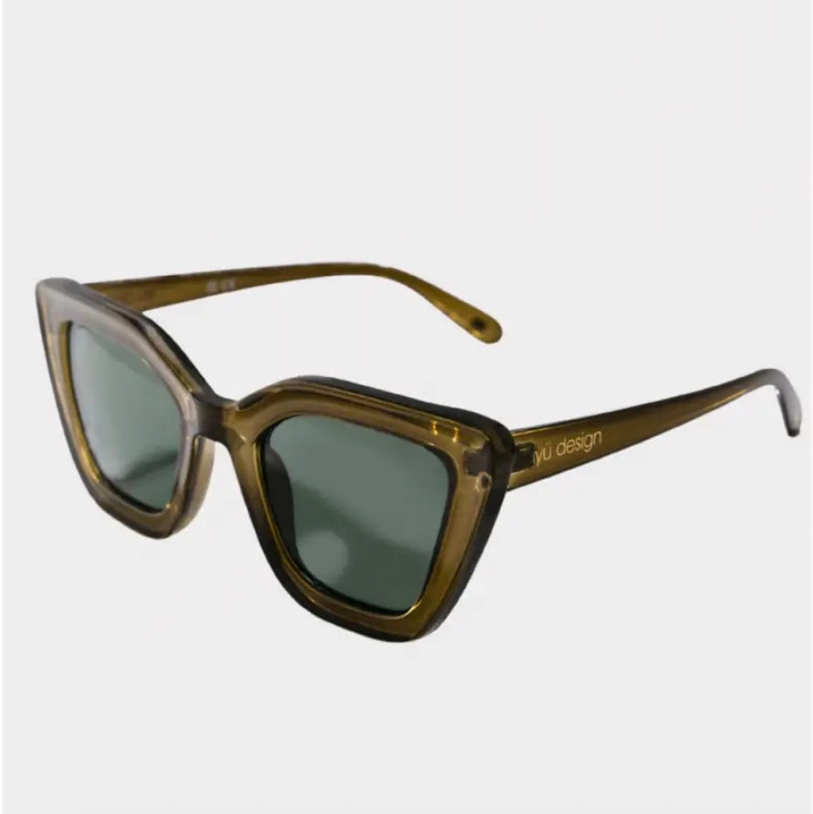 Lunettes Agathe Cristal kaki