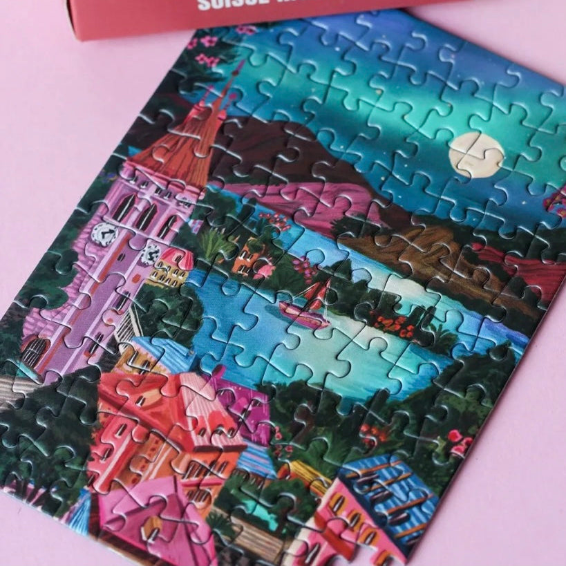 Mini Puzzle 99 pièces - Nuits suisses
