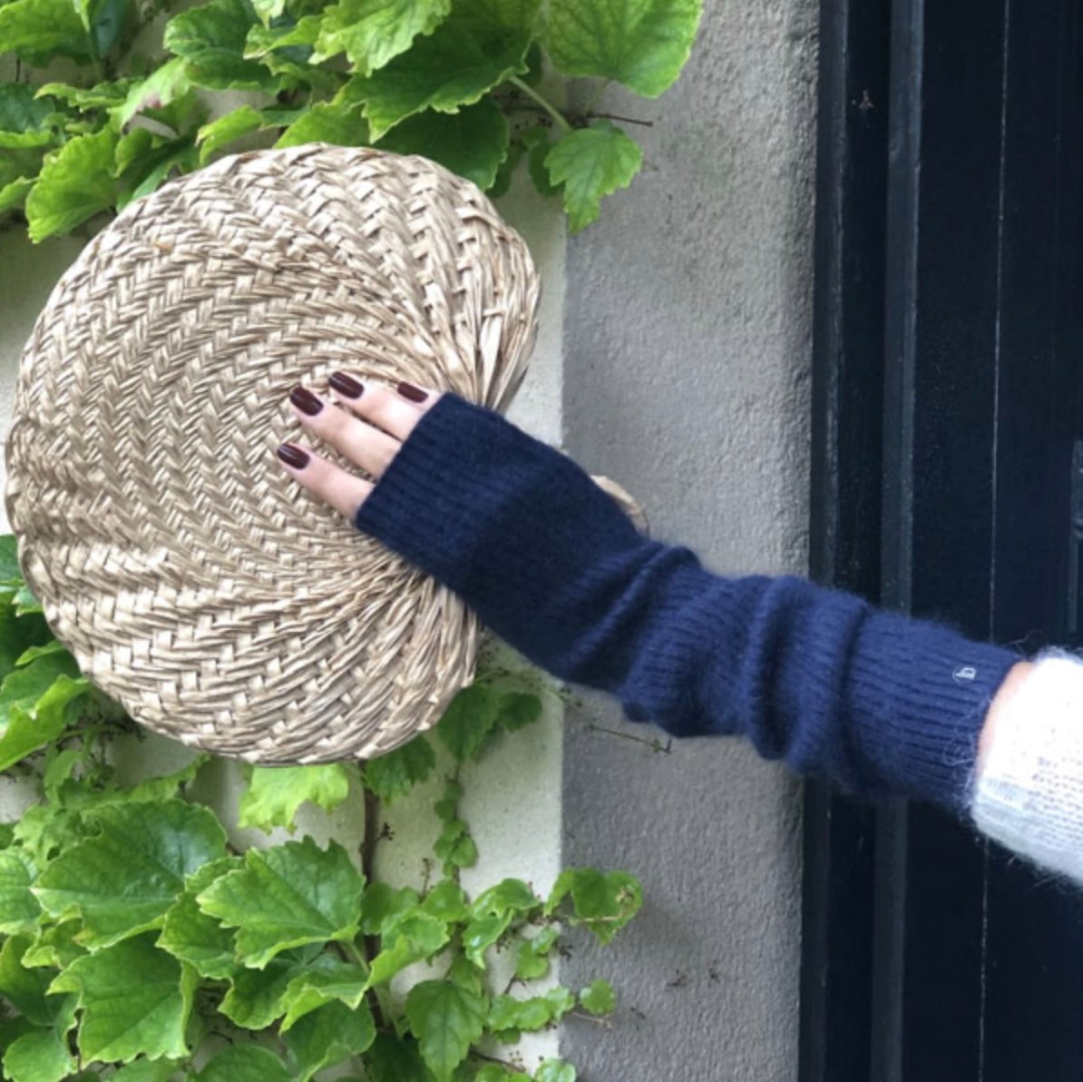 Mitaines longues Marine