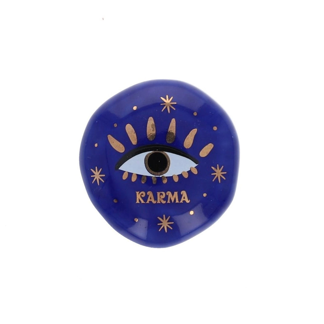 Porte bonheur oeil bleu karma