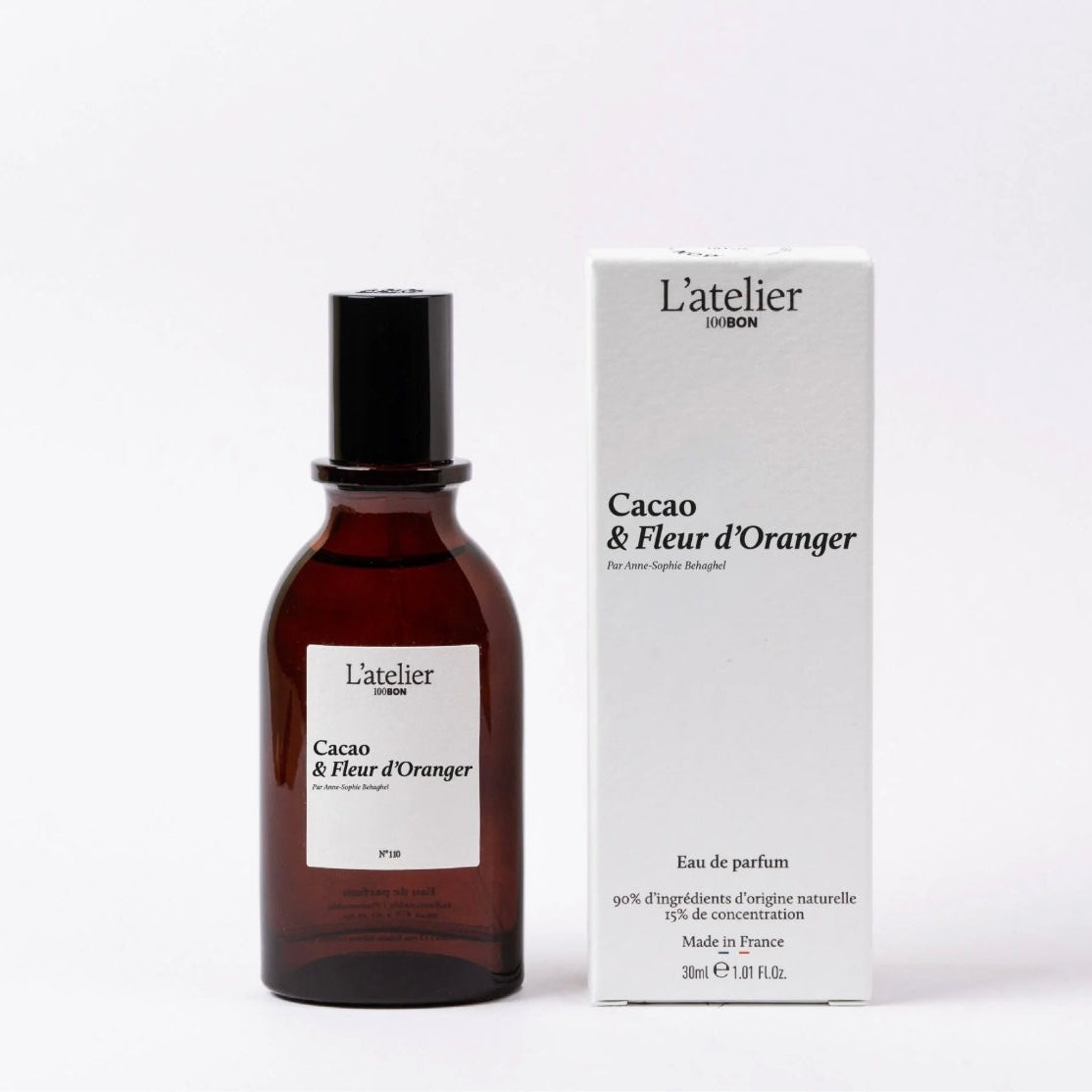 Eau de parfum Cacao & fleur d’oranger – fragrance addictive longue tenue