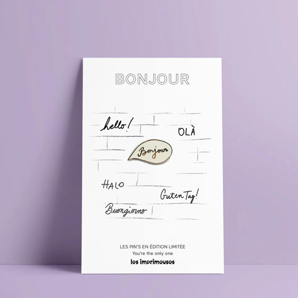 Pin's Bonjour