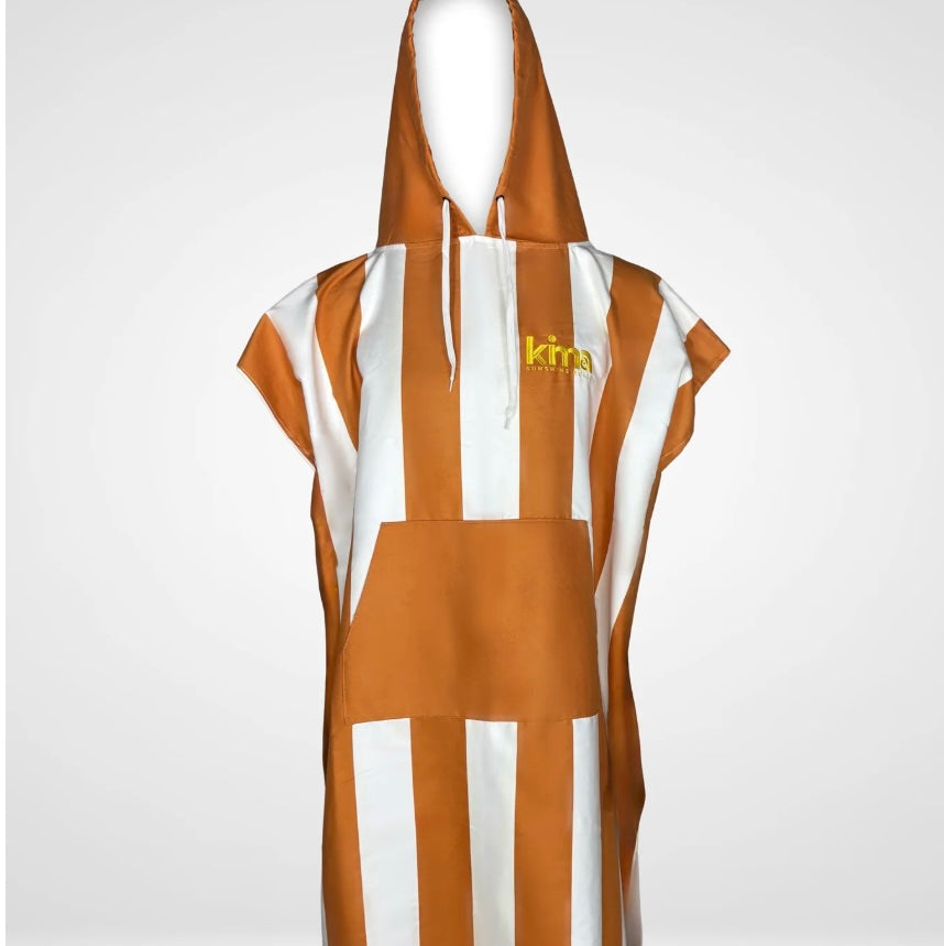Poncho surf microfibres - Etxola Terracotta 90X65cm