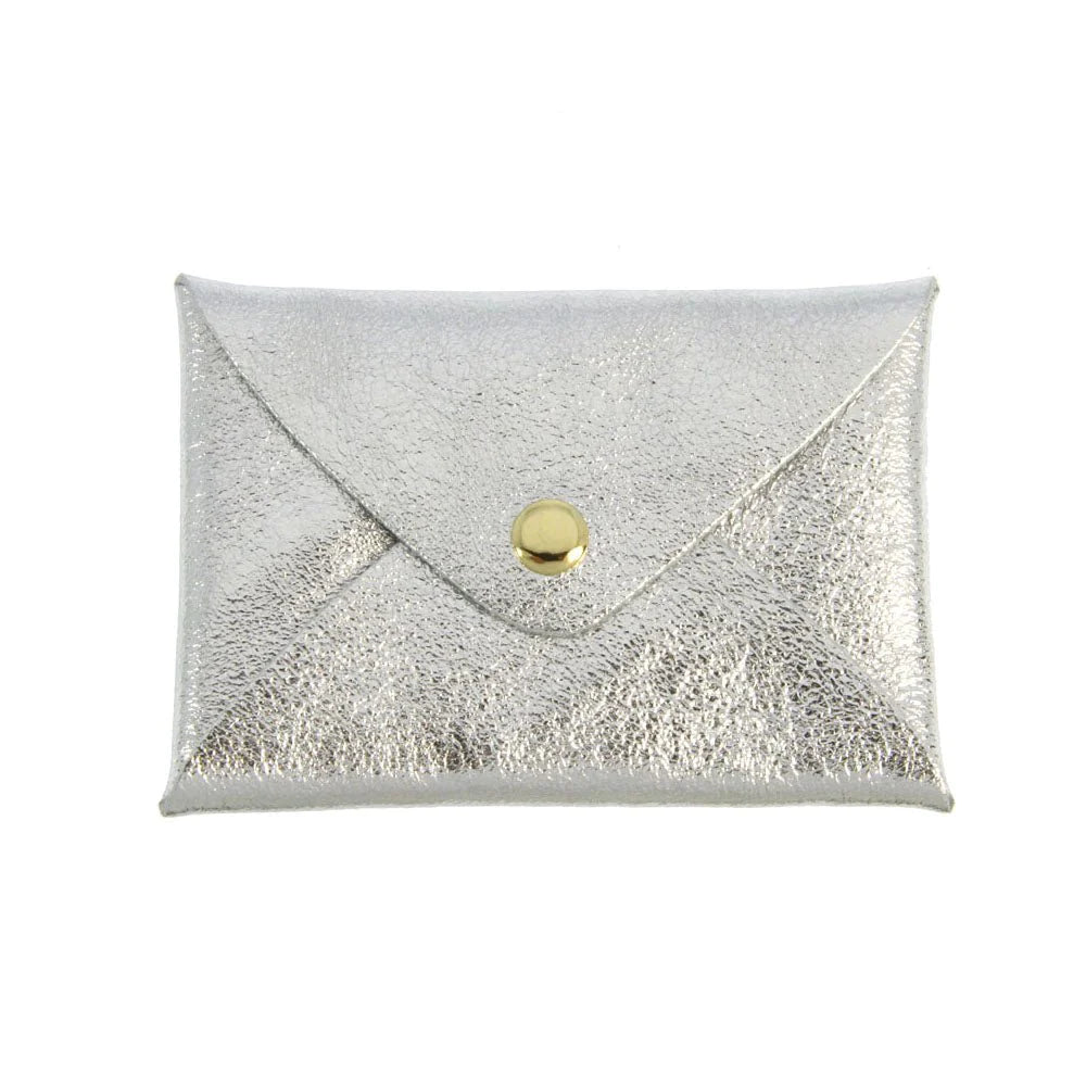 Porte cartes Origami Argent