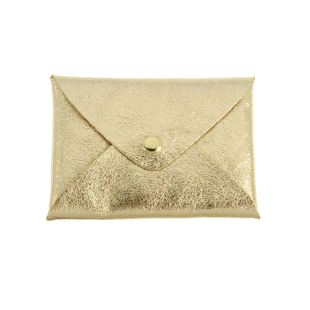 Porte cartes Origami Doré