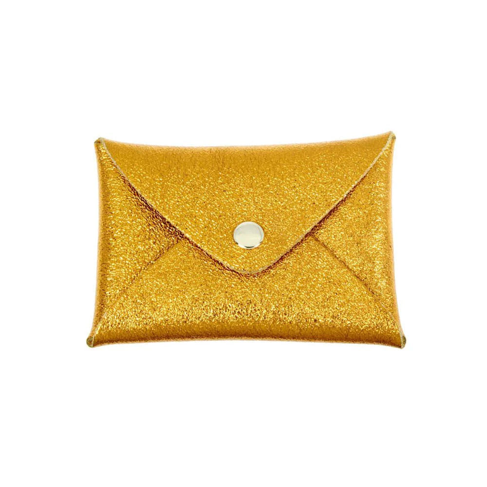 Porte cartes Origami Doré