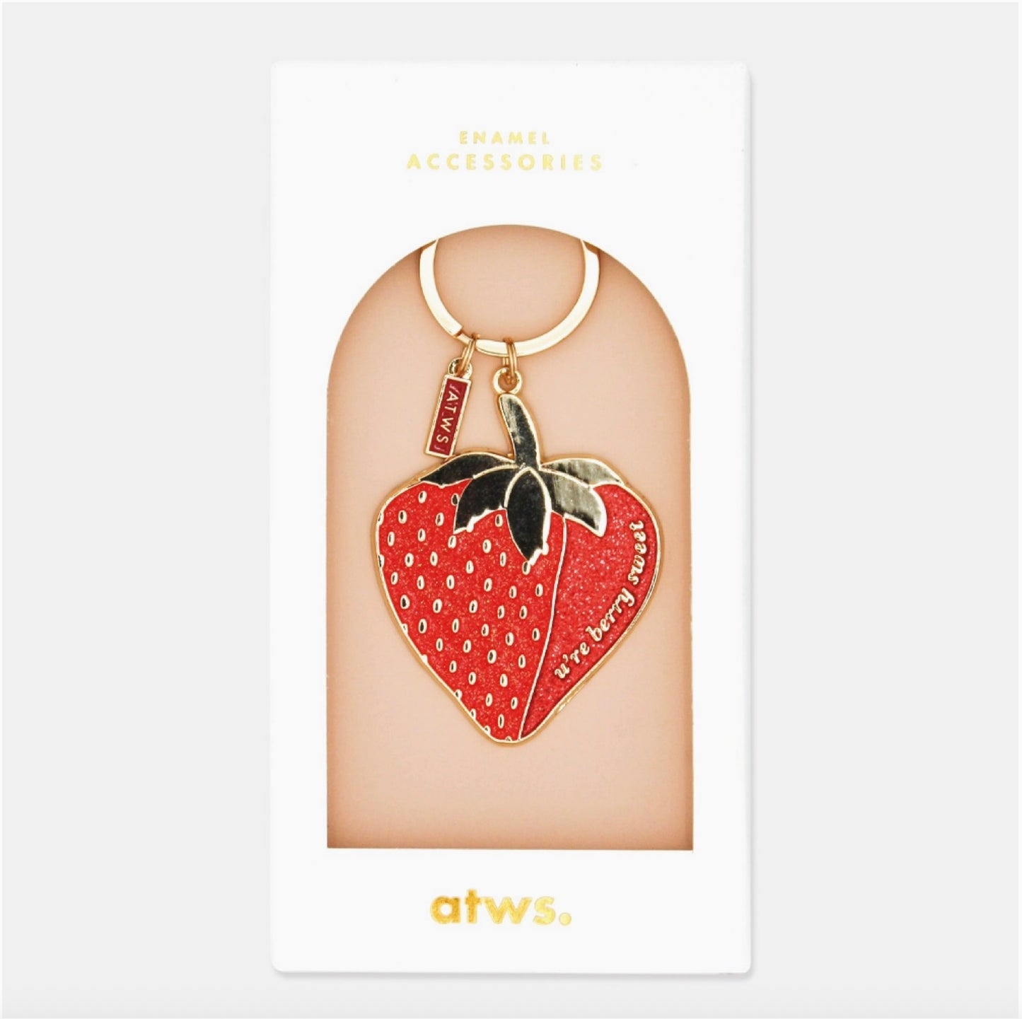 Porte clés Fraise