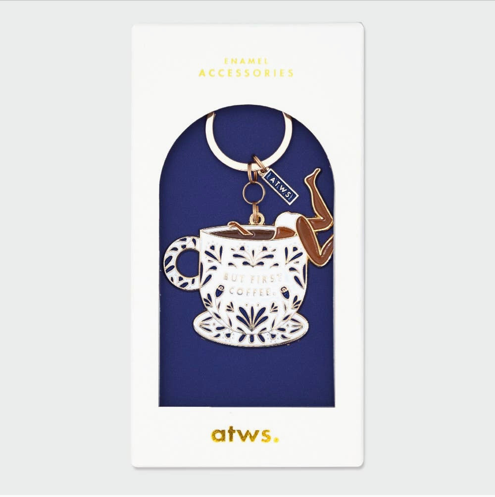 Porte clés But first coffee