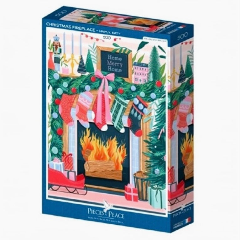 Puzzle 500 pièces - Christmas Fireplace