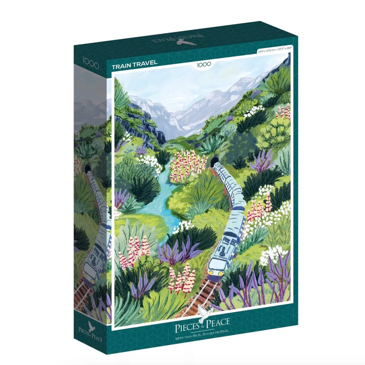 Puzzle 1000 pièces Train Travel