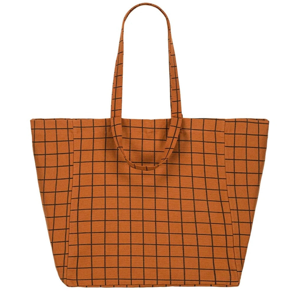 Sac cabas check ginger