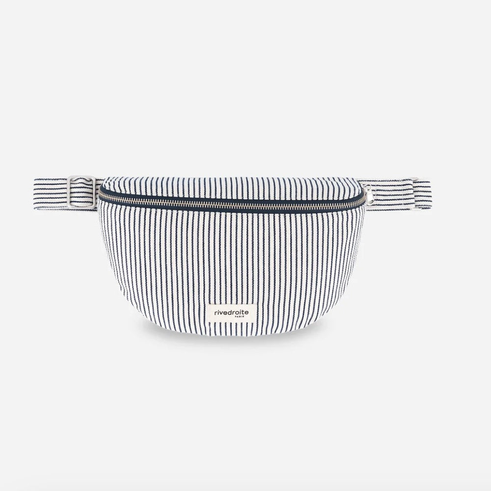 Sac banane Custine - Ecume fond blanc