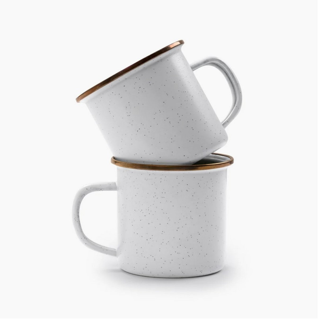 Set de 2 tasses en émail