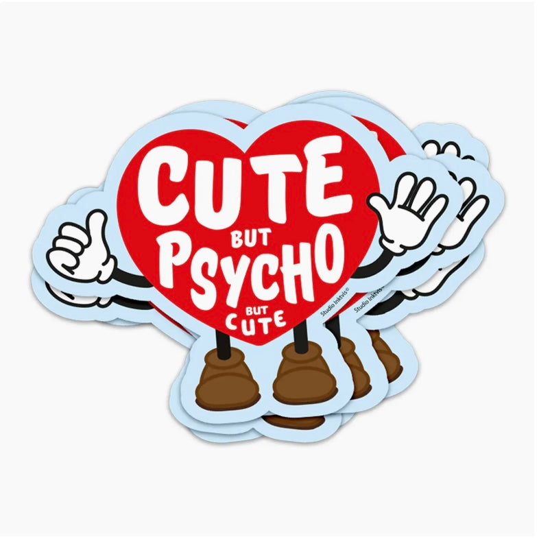 Sticker Cute but Spycho