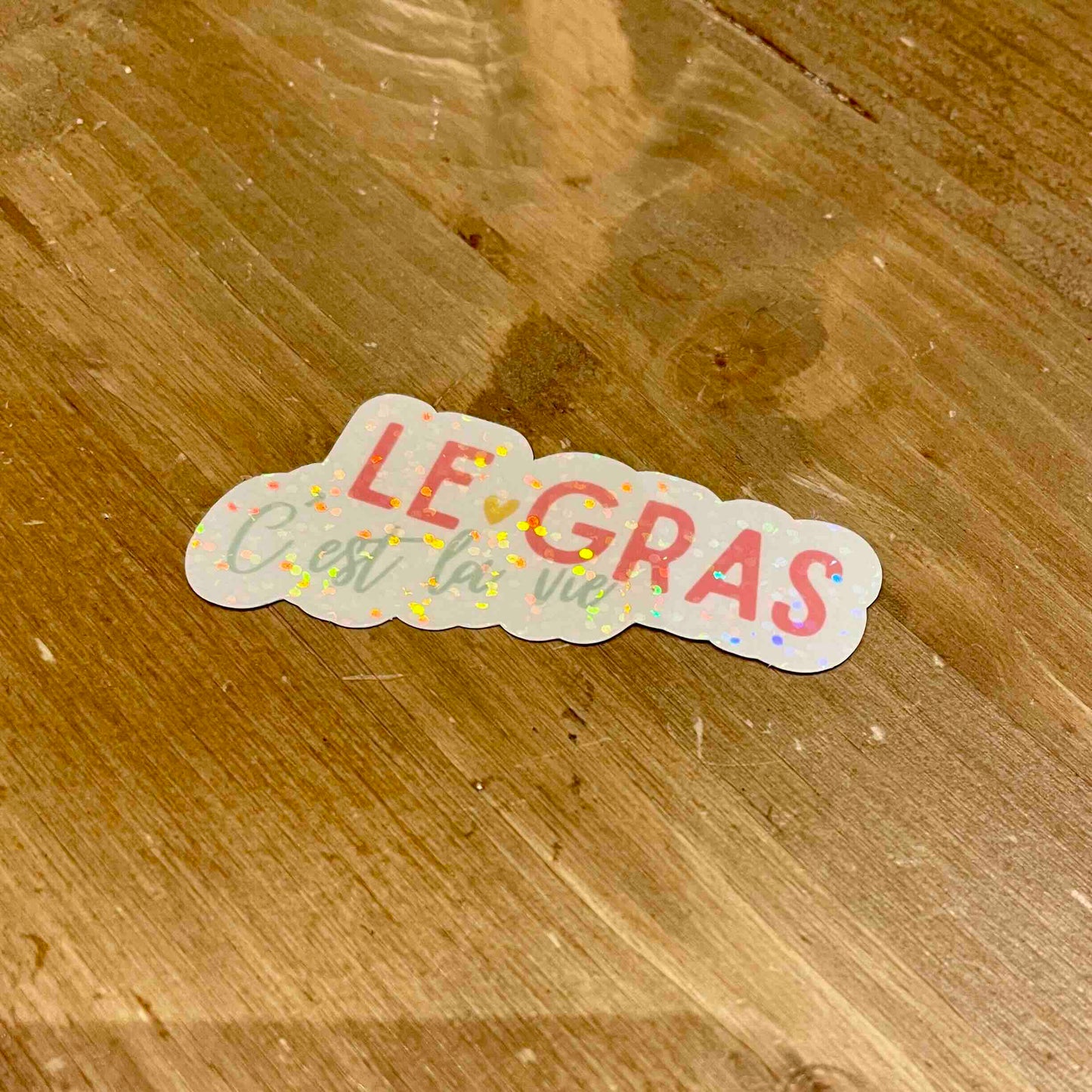 Sticker Le gras c'est la vie